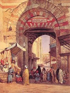 The Moorish Bazaar - Edwin Lord Weeks (1873) CLICK TO ENLARGE