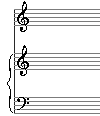 Blank music paper